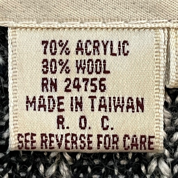 Vintage Wool Plaid Sweater 1X Black Preppy Classic Old Money Checks Retro 80s - Picture 11 of 15